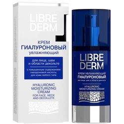 Librederm Hyaluronic Moisturizing Cream for Face, Neck and Decollete 50 ml