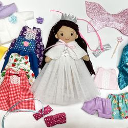 Princess doll, Fairy doll, Mermaid doll, Dress up cloth doll
