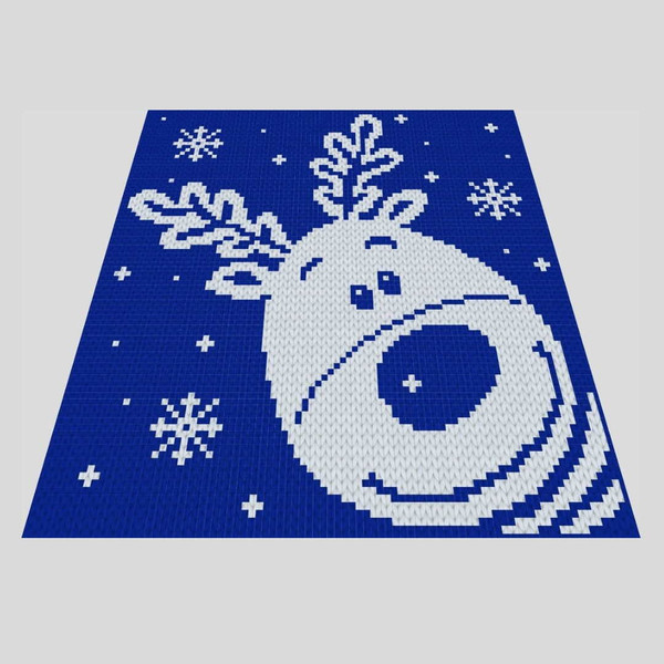 loop-yarn-Rudolph-deer-blanket-4