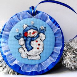 Christmas tree ornament handmade, Snowman holiday decor, Xmas decoration Snowman, Christmas handmade gift, Snowman sign