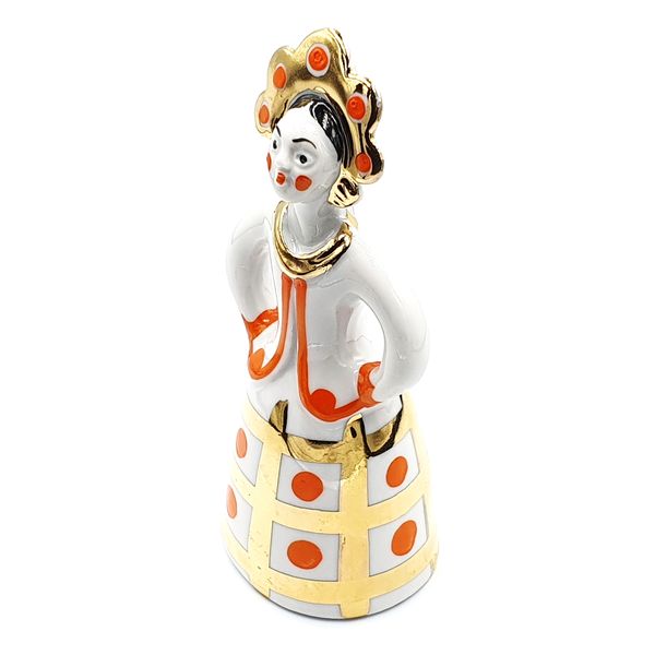 1 Vintage porcelain figurine MATRYOSHKA Bride Doll Dulevo USSR 1970s.jpg