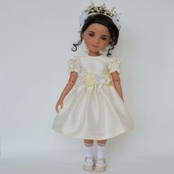 Pre-order (for Chelyl ) Ruby Red Fashion Friends doll dress and pinafore