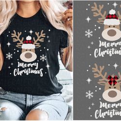 Reindeer Svg, Christmas Deer Svg, Merry Christmas Svg, Digital download