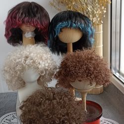Wigs for dolls (loft 5 pcs)