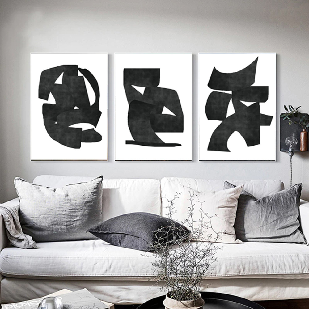 black and white beige posters are easy to download