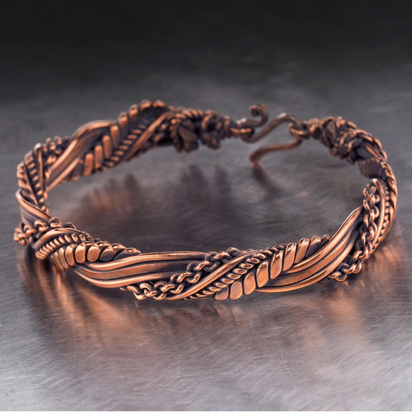 copper-bracelet-wire-wrapped-7-22-anniversary-gift-her-christmas-artisan (4).jpeg