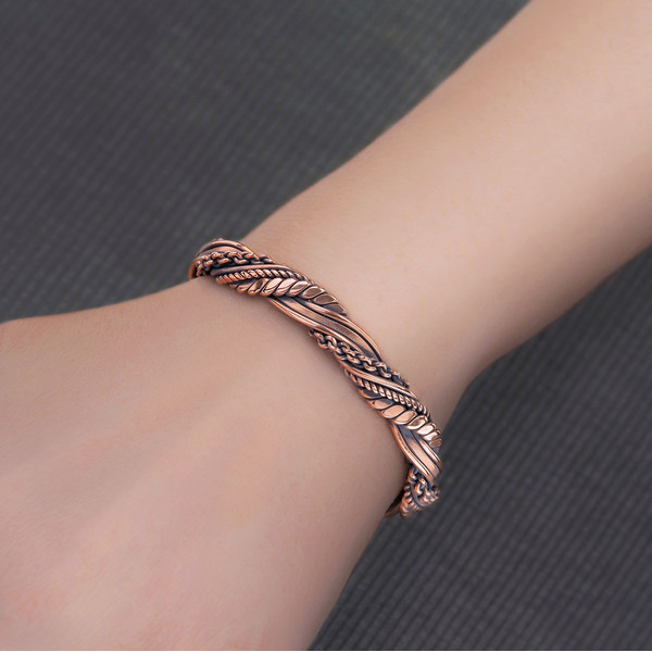 copper-bracelet-wire-wrapped-7-22-anniversary-gift-her-christmas-artisan (8).jpeg