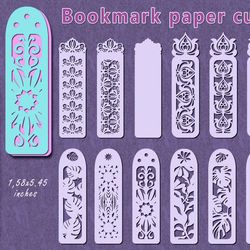 bookmarks/laser cutting/paper cutting/svg