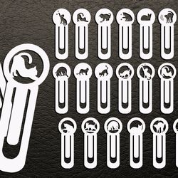 bookmarks with kittens/laser cutting/paper cutting/svg