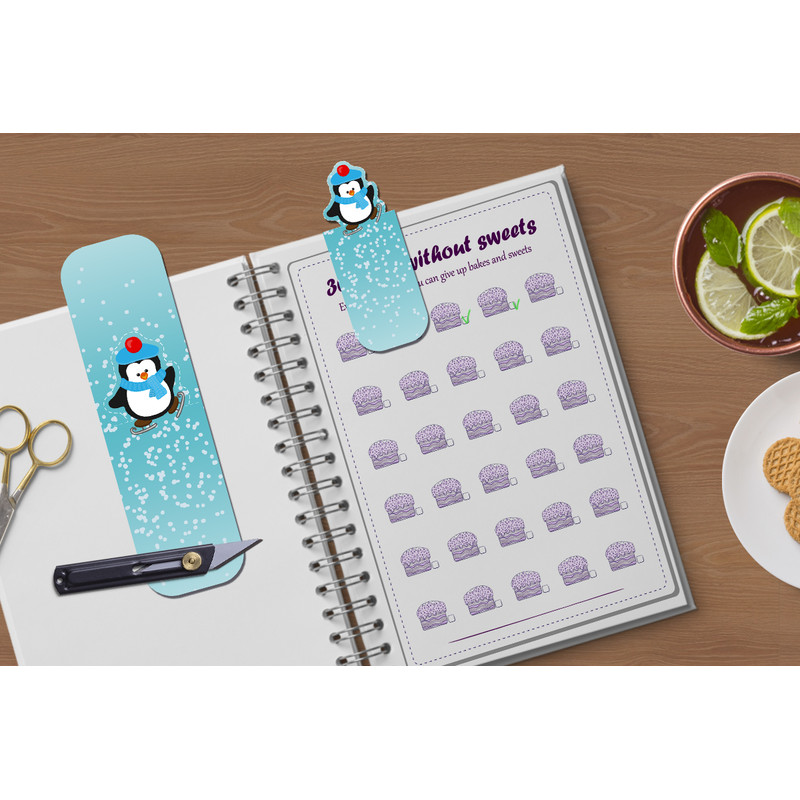 Penguin folding bookmarks1.jpg