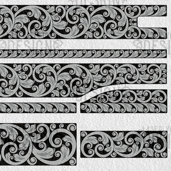 VECTOR DESIGN Colt 1911 Custom Scrollwork 2 | Inspire Uplift