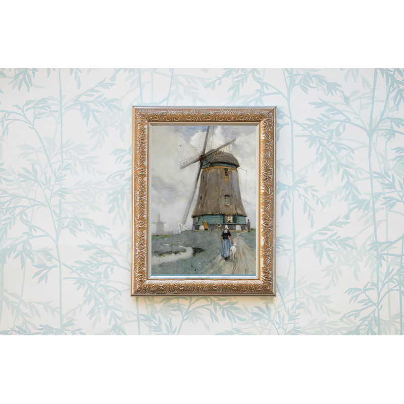 vintage windmill wall art print.jpg