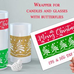 christmas candle wrappers2. cut file