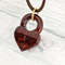 Heart shaped red jasper lock pendant (1)