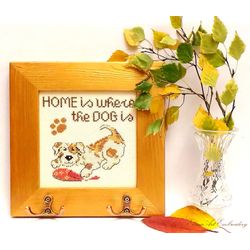 Dog Lover Birthday Christmas Gift, Dog Leash Holder, Key Holder For Wall Handmade, Leash Hanger, Dog Leash Hook, Dog Mom
