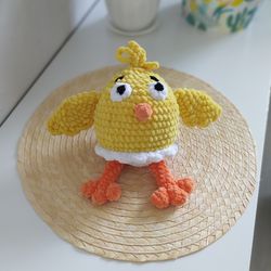 Plush chicken toy, plush chick, toy for kids, birthday gift, baby toys