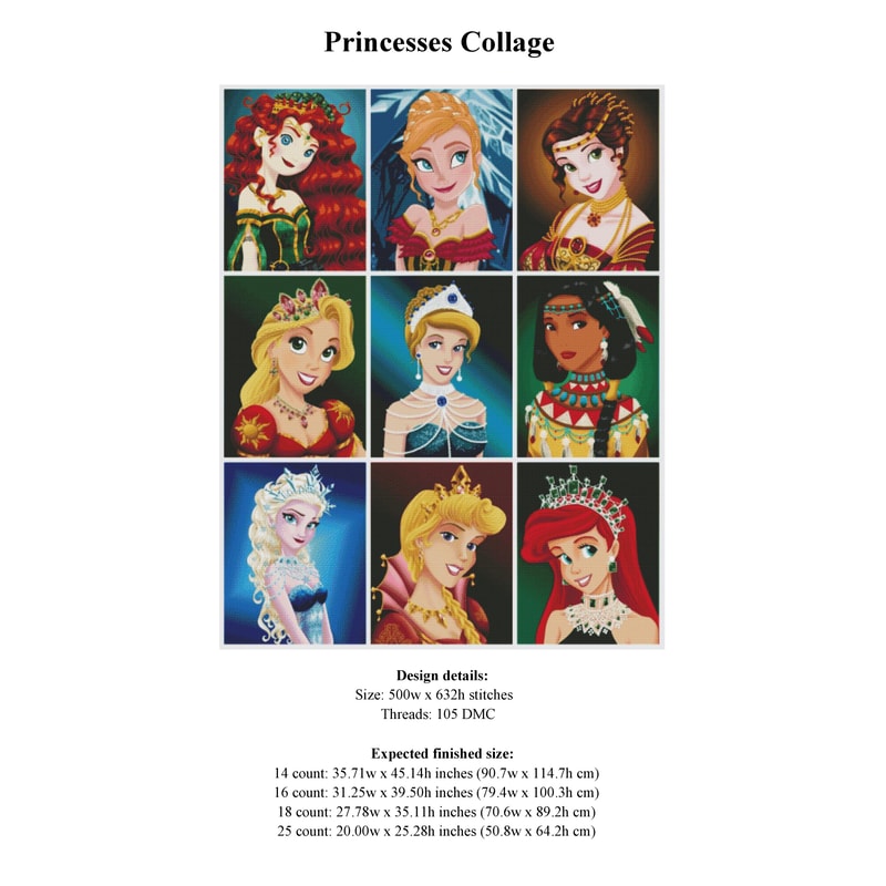 Princesses Collage color chart01.jpg
