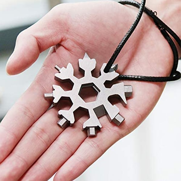 Snowflake Multitool 18-In-1 Snowflake Portable Multi Tool | Inspire Uplift