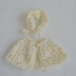 Cape and headband for dolls: RRFF, Paola Reina, Little Darling, Siblies