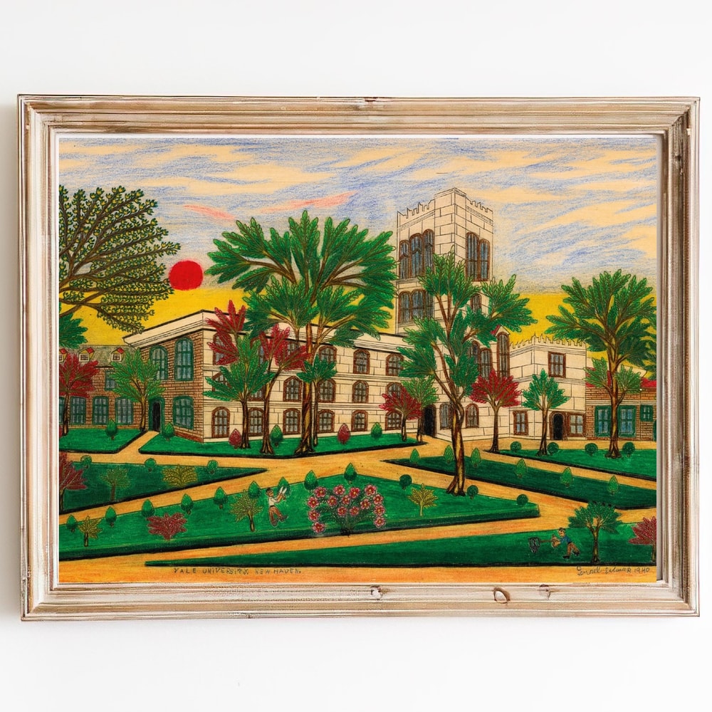 vintage Yale University wall art.jpg