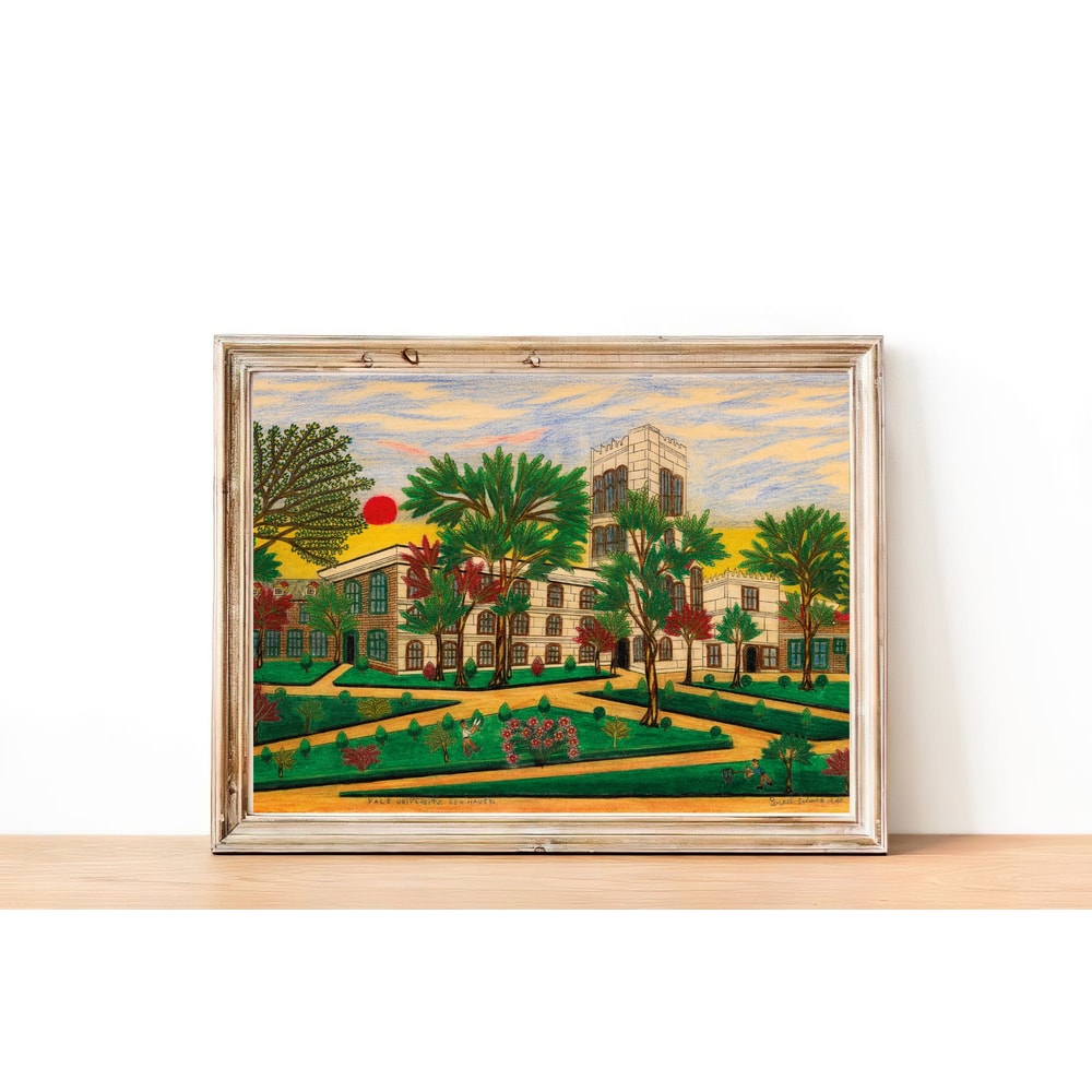 vintage Yale University home decor.jpg