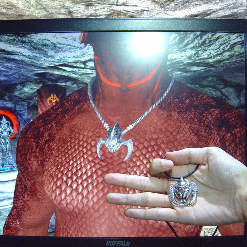 Daedric-Prince-Molag-Bal , God-of-Schemes-necklace , Harvester-of-Souls , Elder-Scrolls-jewelry, Game-Jewelry