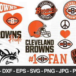 Cleveland Browns SVG, Cleveland Browns files, browns logo, football, silhouette cameo, cricut, cut file, digital clipart