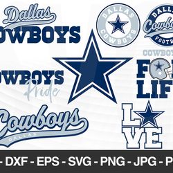 Dallas Cowboys SVG, Dallas Cowboys files, cowboys logo, football, silhouette cameo, cricut, cut files, digital clipart,