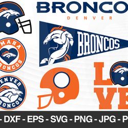 Denver Broncos SVG, Denver Broncos files, broncos logo, football, silhouette cameo, cricut, cut files, digital clipart,
