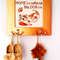 Dog Lovers Gift, Cross Stitch Finished Picture, Wooden Key Holder Dog, Design Wall Hook, Animal Key Racks, Home is Where Dog is, Funny Dog Sign.jpg