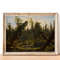 vintage forest pond giclee print.jpg