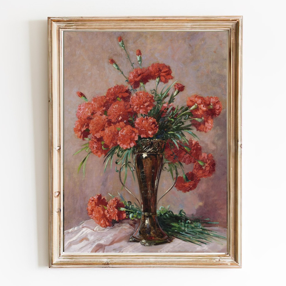 vintage carnations wall art.jpg