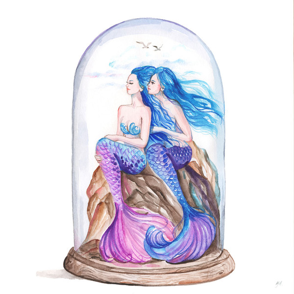 mermaid-sisters-painting-original -mermaid-artwork-two-mermaids-art-watercolor-7.jpg