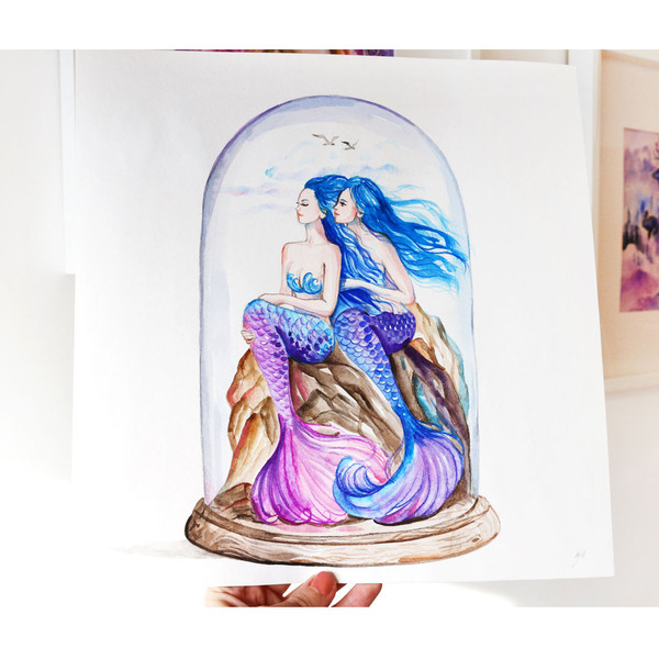 mermaid-sisters-painting-original -mermaid-artwork-two-mermaids-art-watercolor-4.jpg