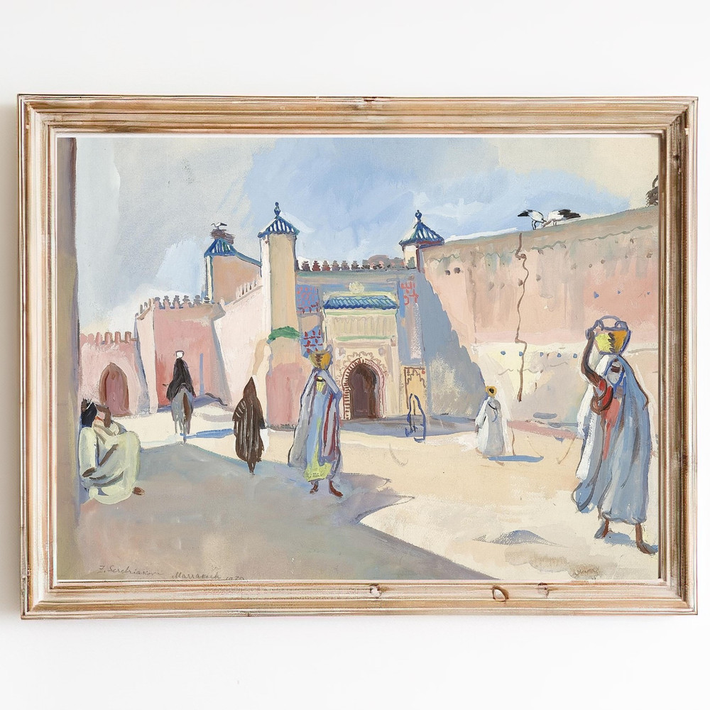 Vintage marrakech wall art print.jpg