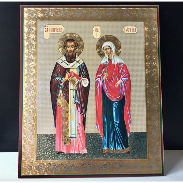 St Cyprian and Justina