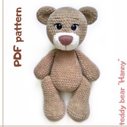 Amigurumi crochet pattern  Teddy Bear
