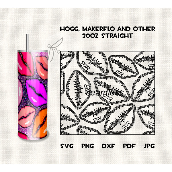 Lips Burst Tumbler Template Seamless SVG 82 Inspire Uplift Lips Burst Tumbler Template Seamless SVG 82 Inspire Uplift