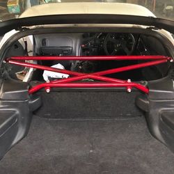 RTP X-Bar Brace for Mazda RX-7 92 Red