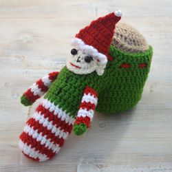Elf penis warmer Christmas willy dick sock Cute Xmas cock cozy Gag boyfriend gift Funny willie sweater men guy Naughty
