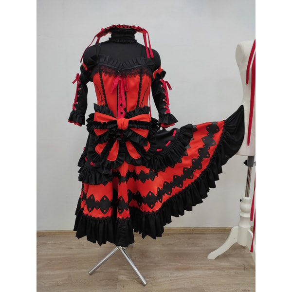 Date A Live Kurumi Tokisaki Cosplay Costume Inspire Uplift date-a-live-kurumi-tokisaki-cosplay-costume-inspire-uplift