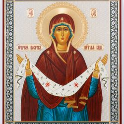 Protection of the Holy Virgin icon | Orthodox gift | free shipping from the Orthodox store