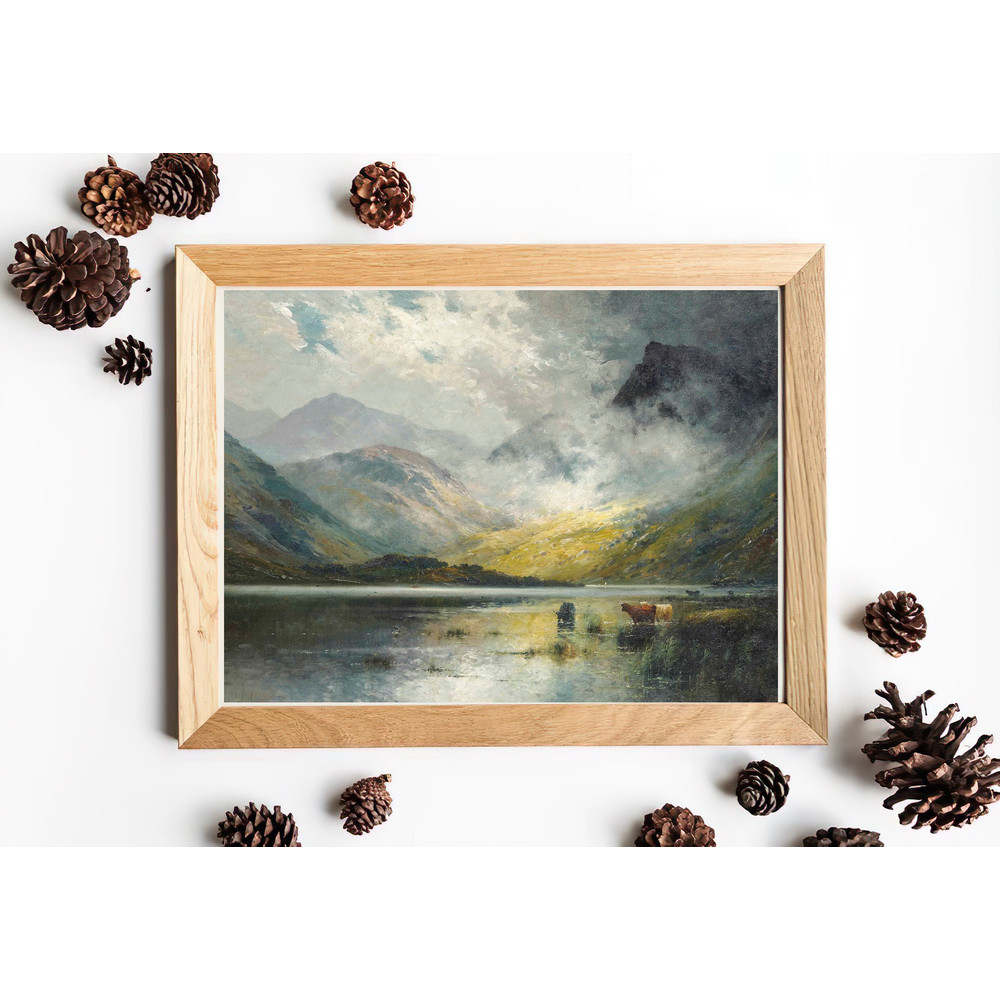 vintage mountains wall art print.jpg