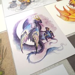 Set of 16  art prints | you can add a stickerpack