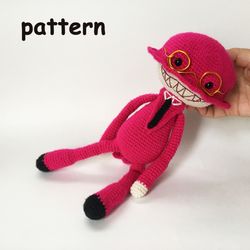 Crooked man PDF crochet pattern, horror doll, amigurumi crochet pattern toy