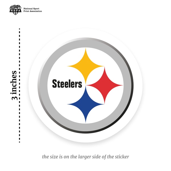 Pittsburgh Steelers 3" Dog In Bed Sticker - Foto 5