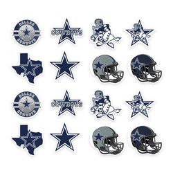 Dallas Cowboys Stickers Decals For Cars Vinyl Decal Trucks Star Window Helmets Bumper Sticker Logo Mini Helmet