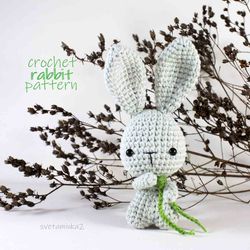 Crochet Rabbit Pattern Amigurumi Rabbit Crochet Bunny Pattern Amigurumi Bunny