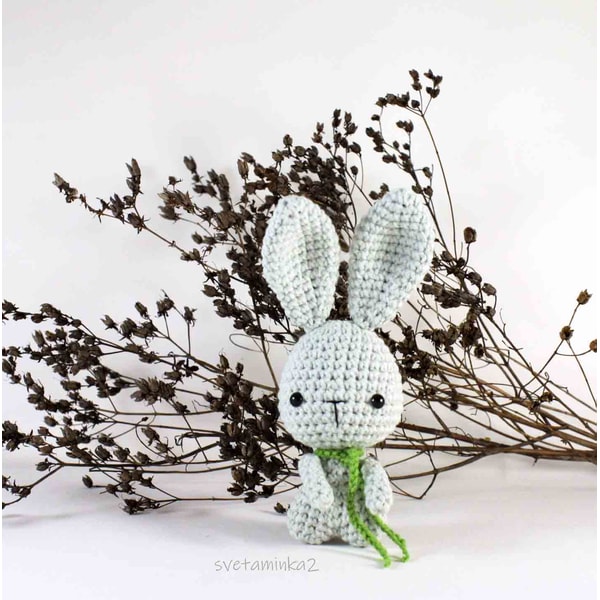 Crochet Rabbit Pattern Amigurumi Rabbit Crochet Bunny Patter | Inspire ...
