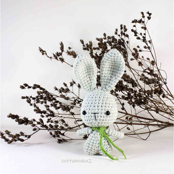 Crochet Rabbit Pattern Amigurumi Rabbit Crochet Bunny Patter | Inspire ...